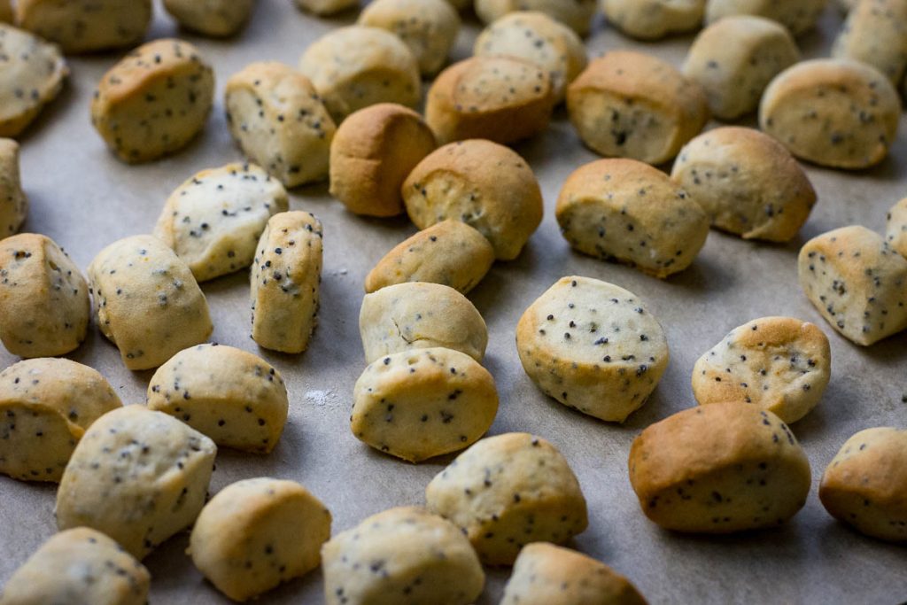 Baked Lithuanian Christmas Eve Biscuits.