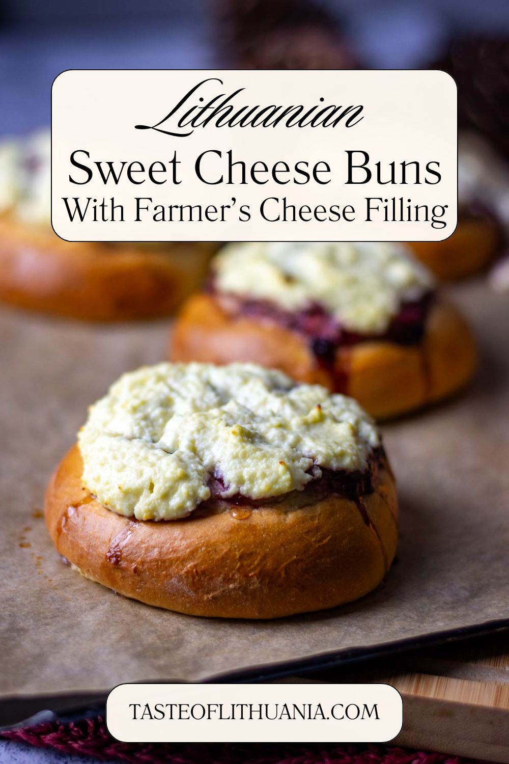 Lithuanian Sweet Cheese Buns Pin For Pinterest.