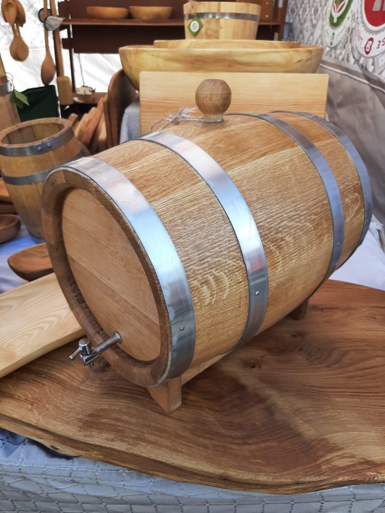 A barrel of mead.