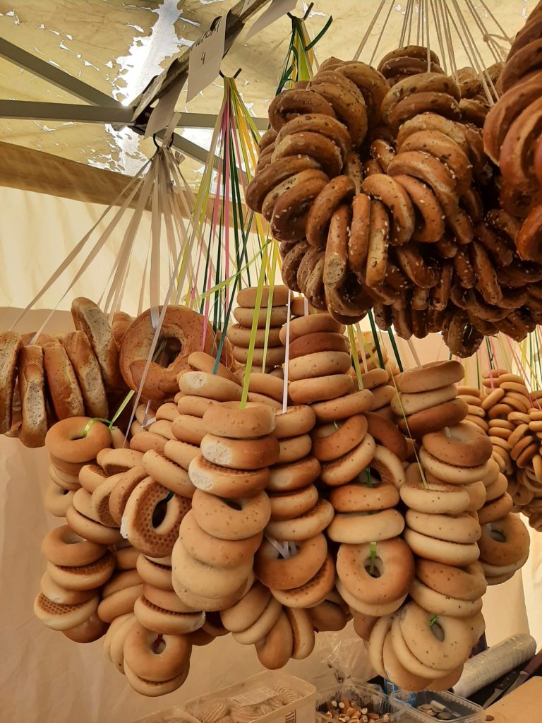 Kaziuko riestainiai - a traditional Lithuanian fair's food.
