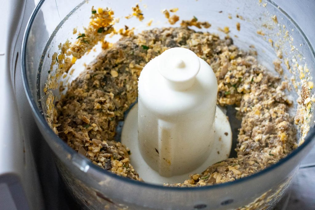 All ingredients in a food processor blitzed into a rough paste. 