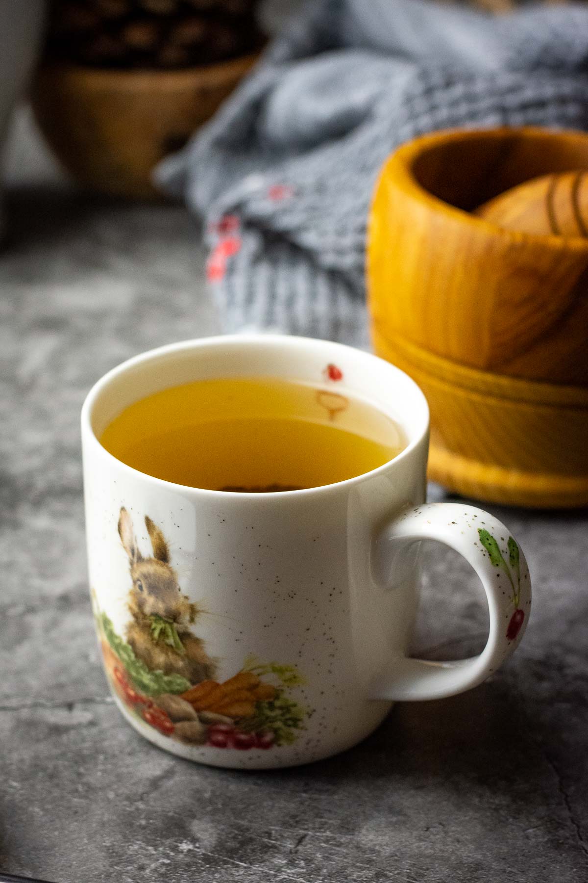 A mugful of Lithuanian Caraway Seed tea.